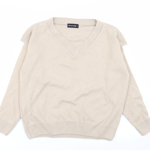 PLT Womens Beige   Pullover Jumper Size M