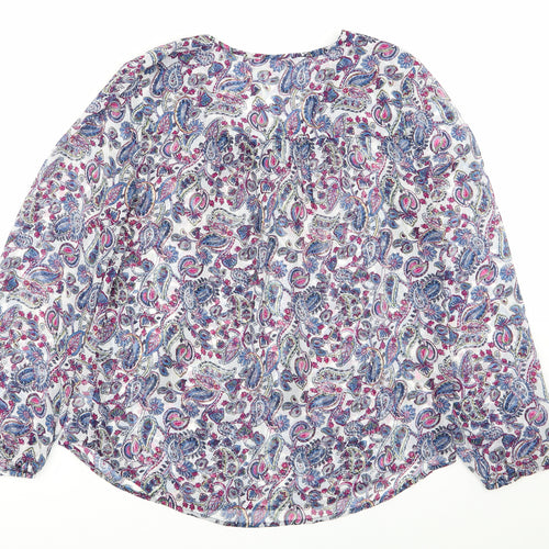 danielrainn Womens Multicoloured Floral  Basic Blouse Size M