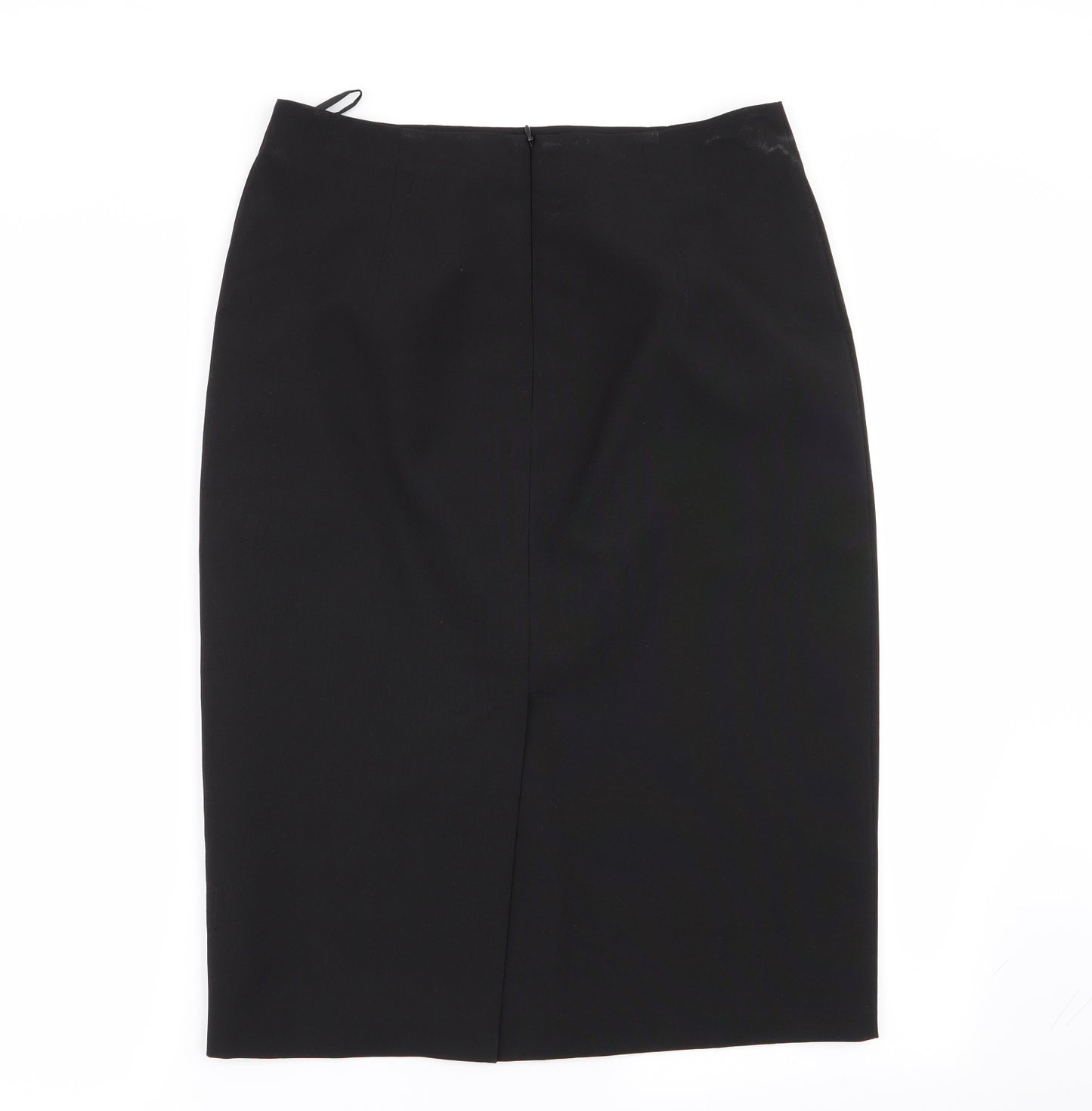 M&S Womens Black   Flare Skirt Size 12