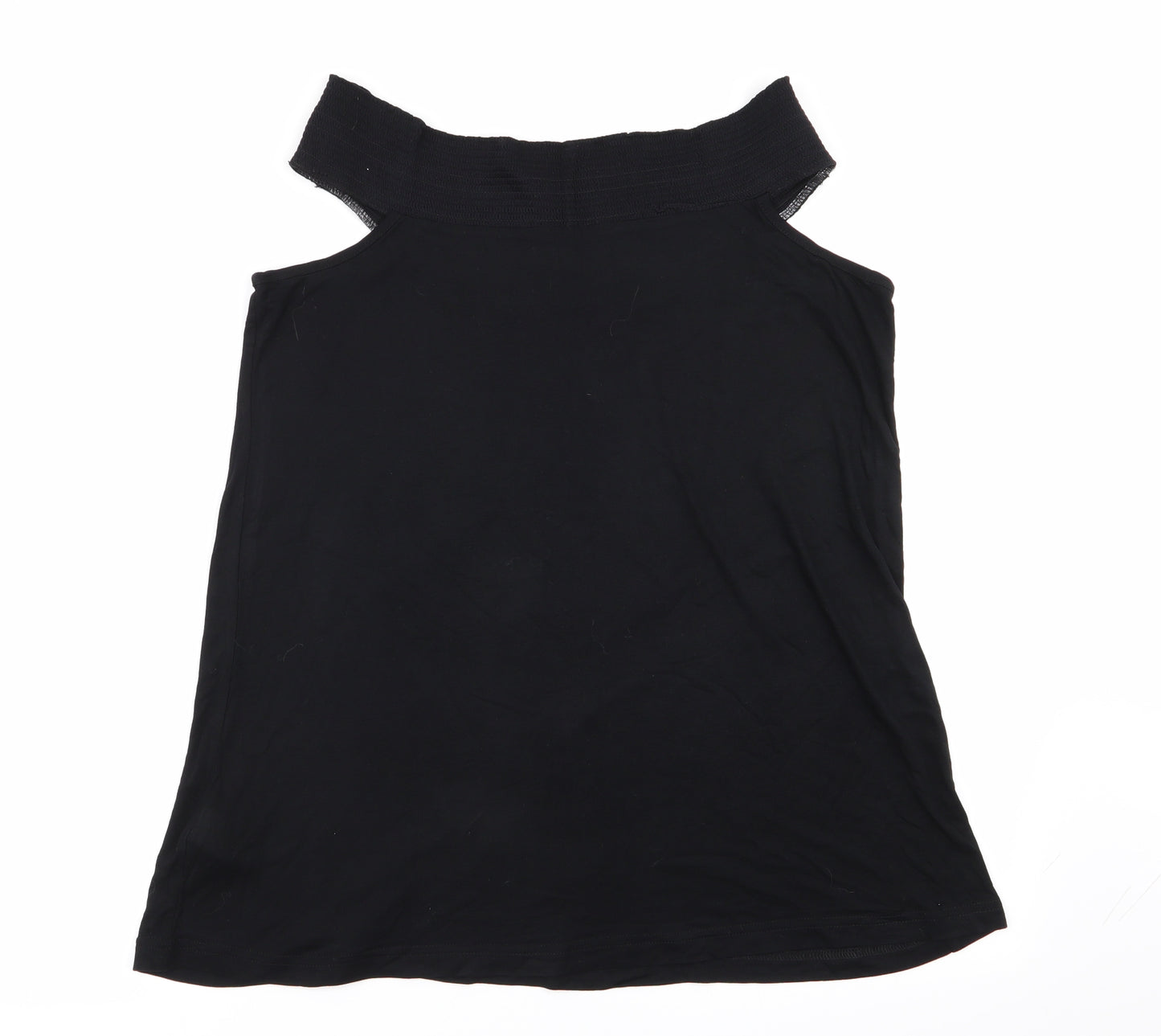Preworn Womens Black   Basic Tank Size 8