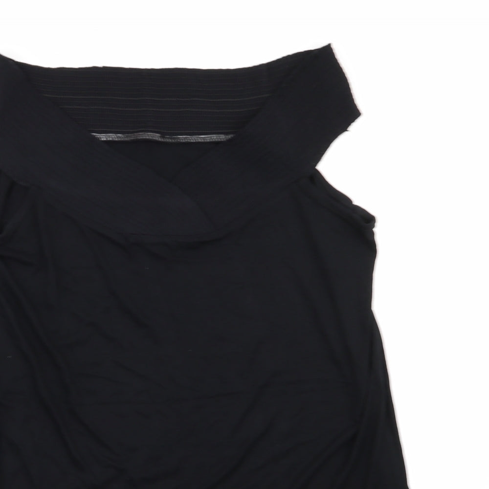 Preworn Womens Black   Basic Tank Size 8