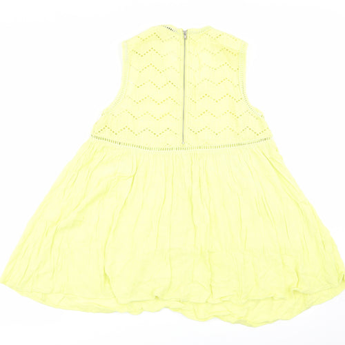 Asda George Womens Yellow   Basic Tank Size 12