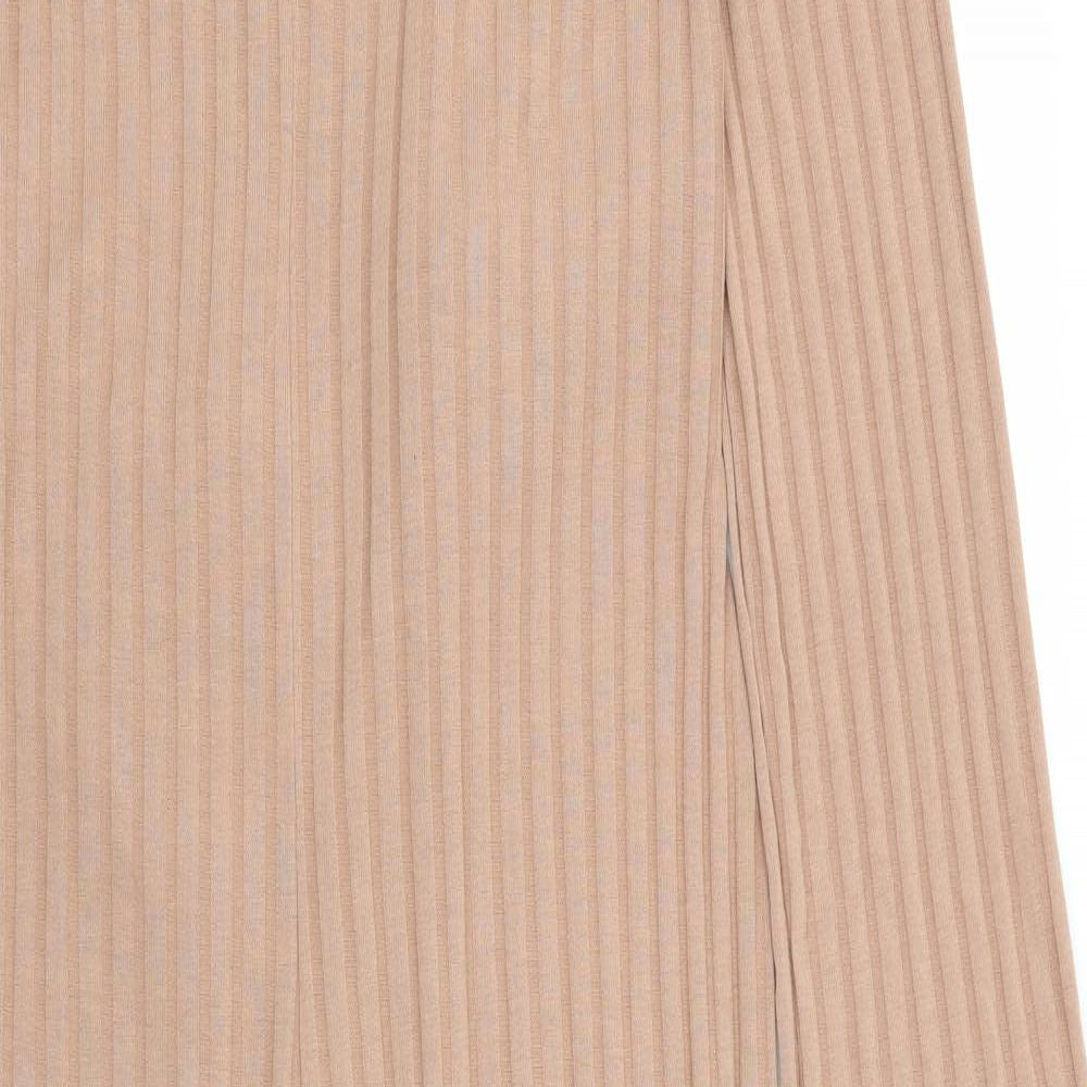 Boohoo Womens Beige   Jumpsuit One-Piece Size 16