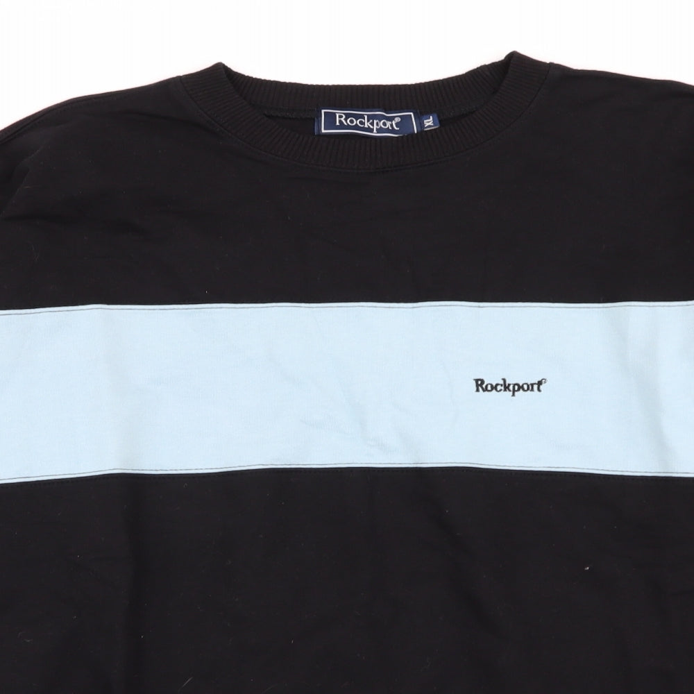 Rockport Mens Black   Pullover Jumper Size XL