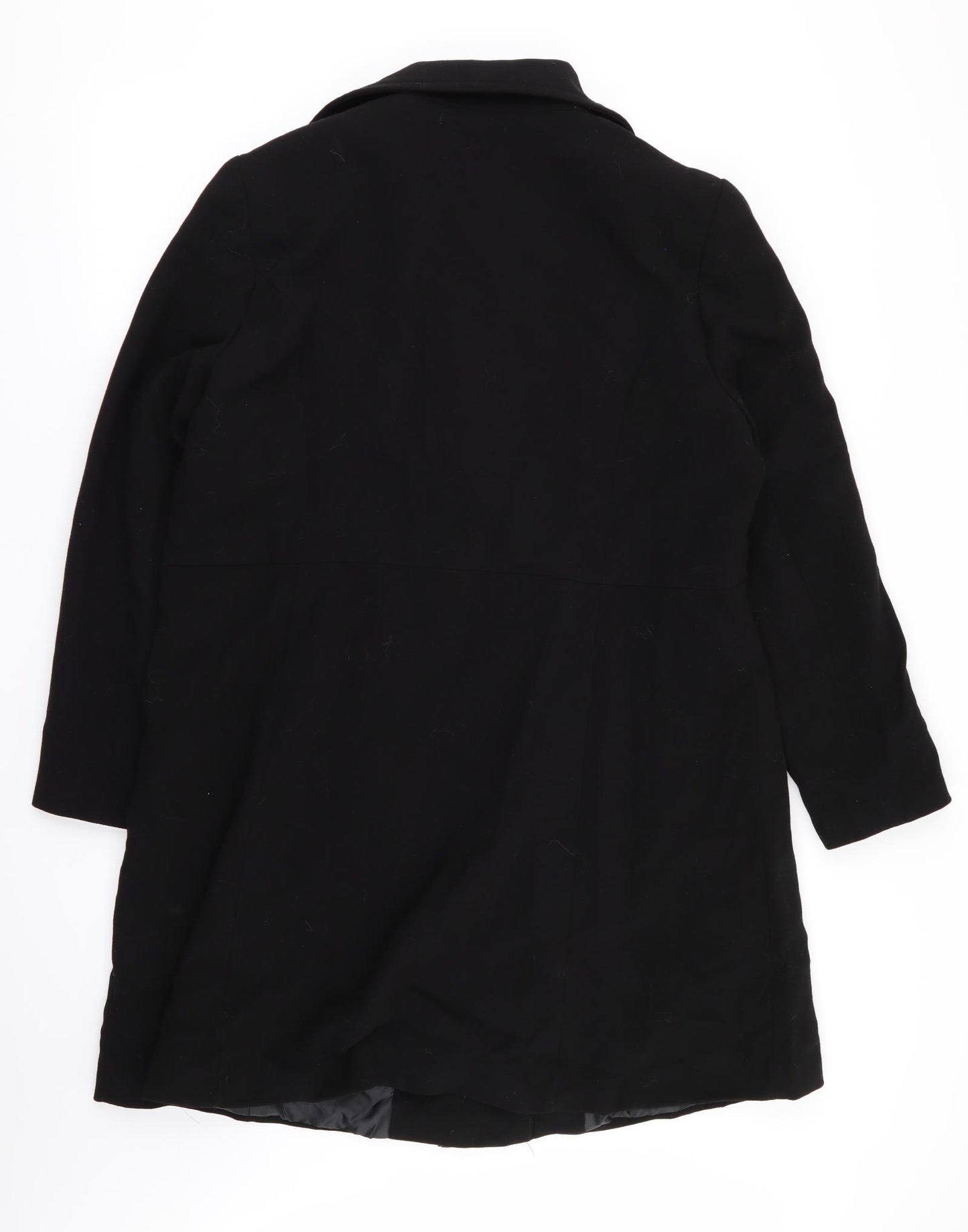 Asda George Womens Black   Overcoat Coat Size 18