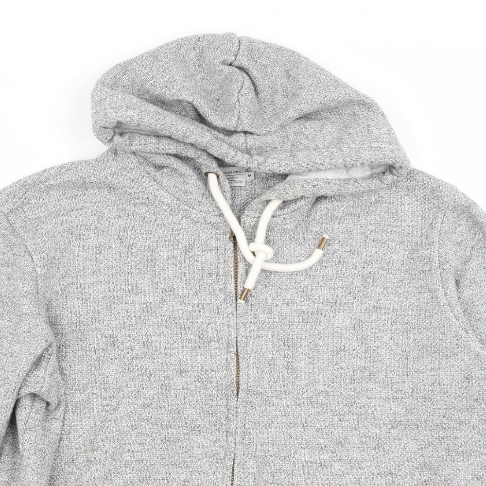TU Mens Grey   Full Zip Jumper Size M