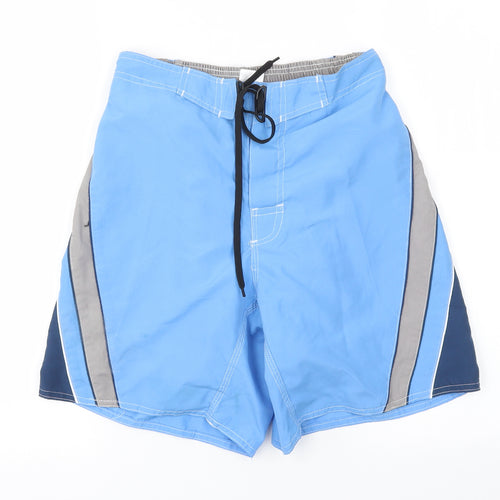 Big Fisch Boys Blue   Sweat Shorts Size S