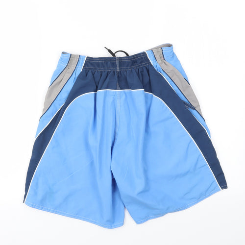 Big Fisch Boys Blue   Sweat Shorts Size S