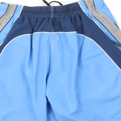 Big Fisch Boys Blue   Sweat Shorts Size S