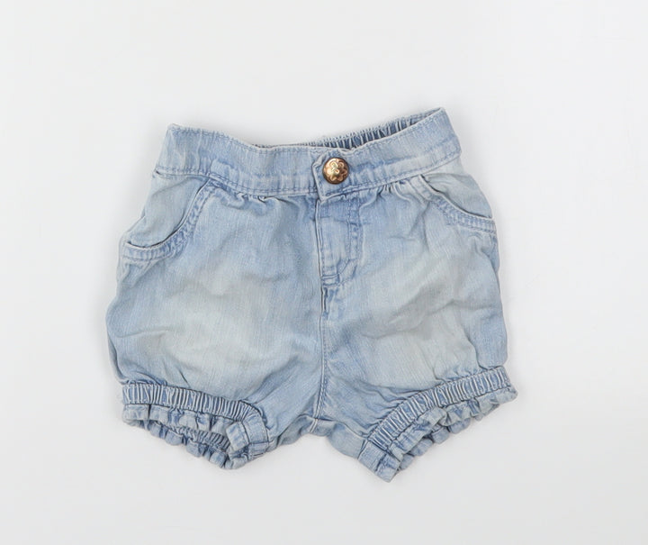 George Girls Blue Capri Jeans Size 6-9 Months