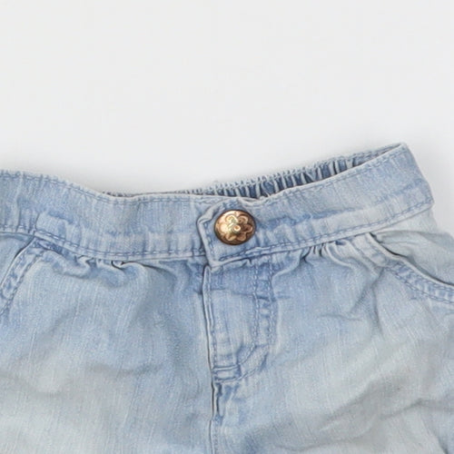 George Girls Blue   Capri Jeans Size 6-9 Months