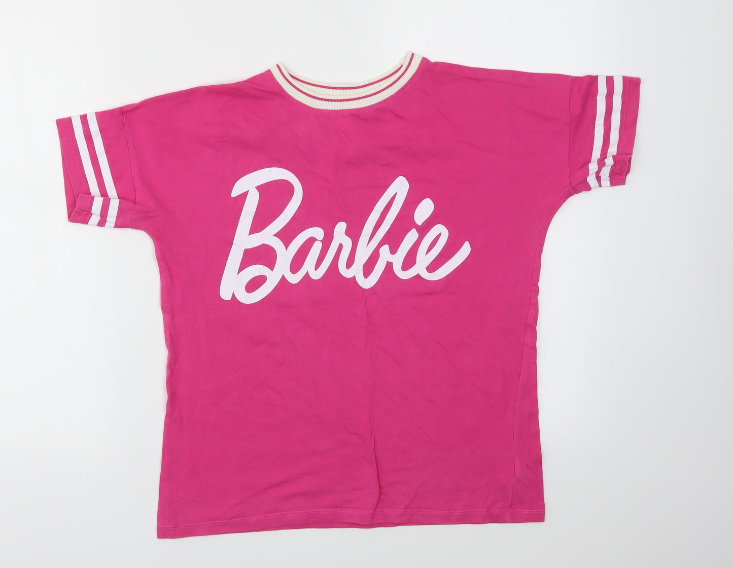 F&F Girls Pink   Top Lounge Set Size 11-12 Years  - shorts & t-shirt