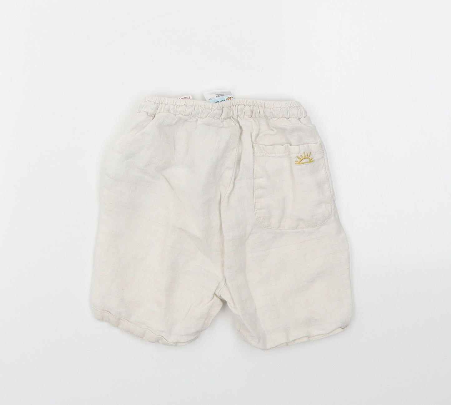 Zara Boys Ivory   Capri Trousers Size 18-24 Months