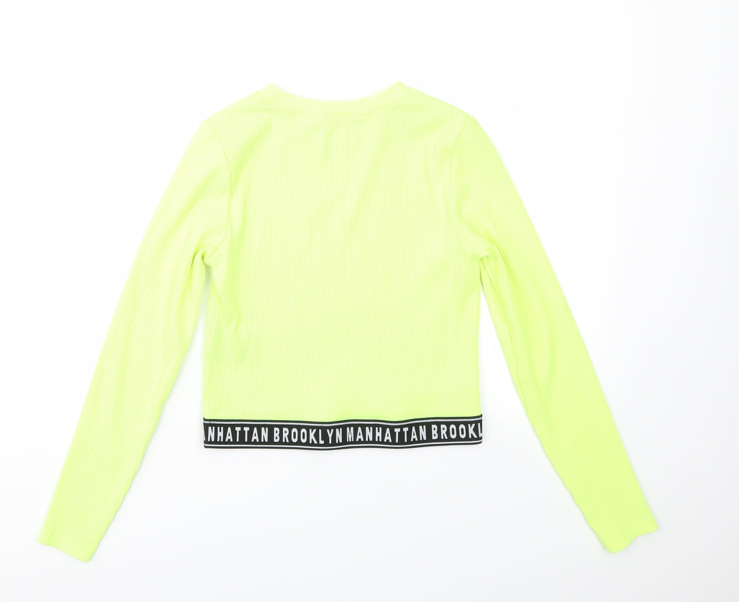 H&M Girls Yellow   Basic T-Shirt Size 11-12 Years
