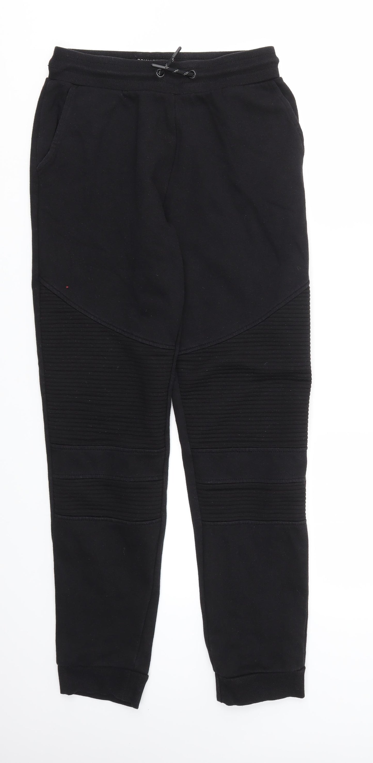Primark Boys Black   Jogger Trousers Size 14-15 Years