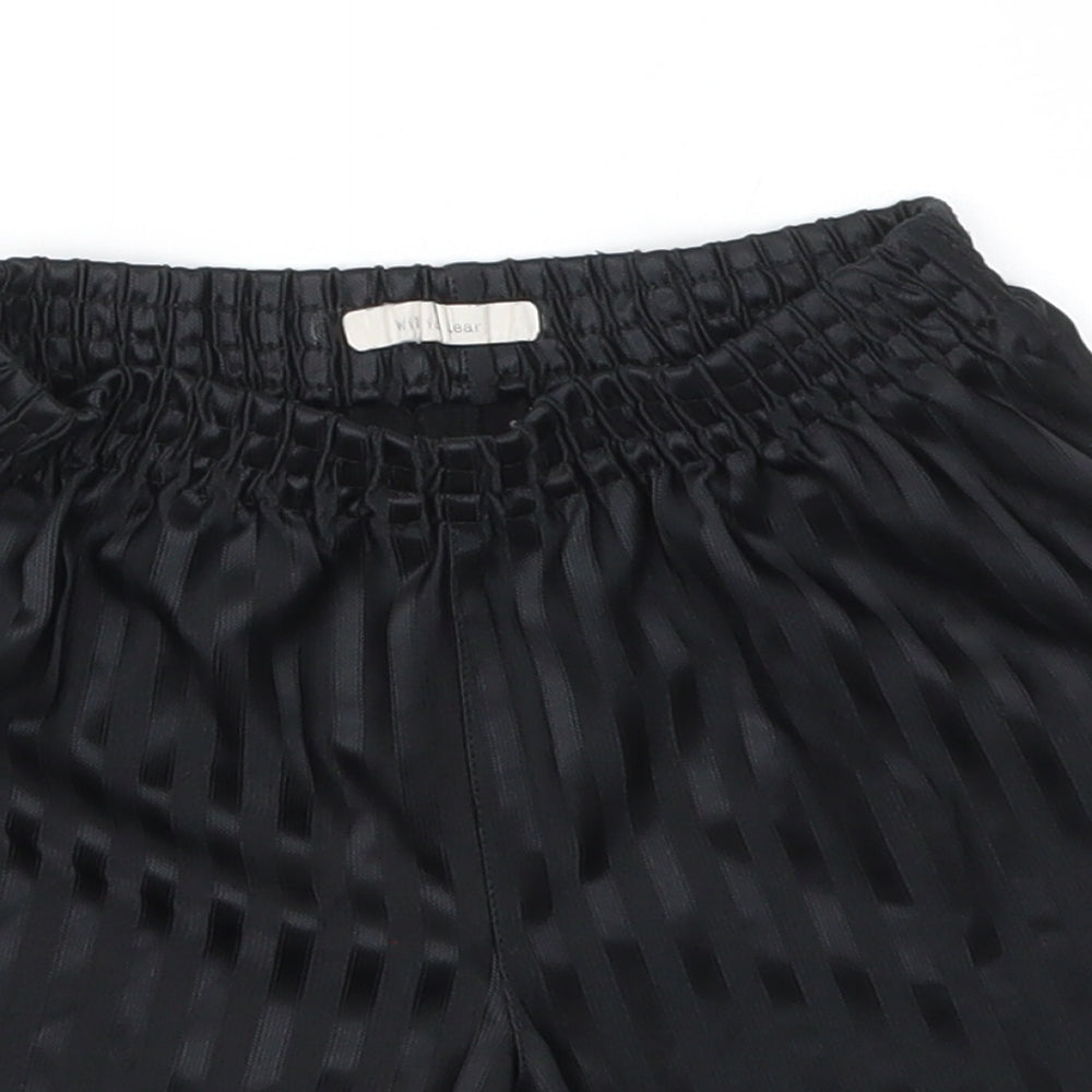 BACK TO SCHOOL Boys Black   Sweat Shorts Size 4-5 Years