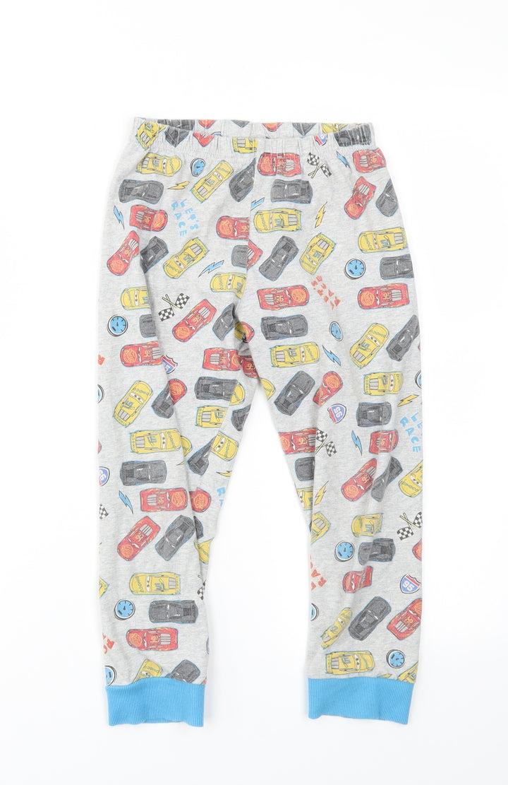 Disney Boys Multicoloured Geometric Capri Trousers Size 5-6 Years