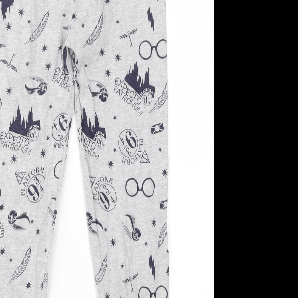 Primark Boys Grey Geometric  Jogger Trousers Size 6-7 Years