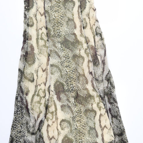 Solo Womens Multicoloured Animal Print  Fit & Flare  Size 12