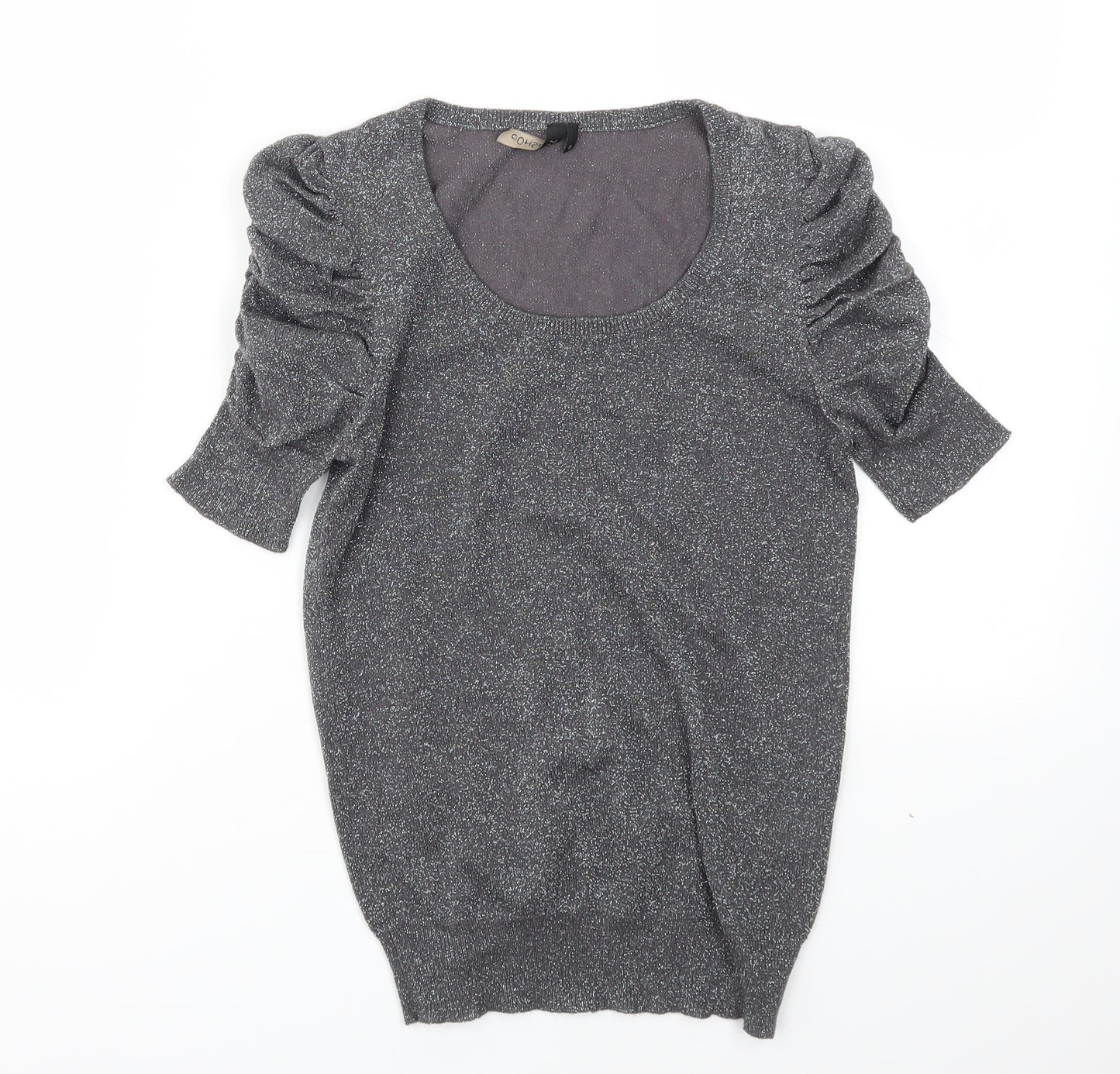 Topshop Womens Grey   Basic T-Shirt Size 8