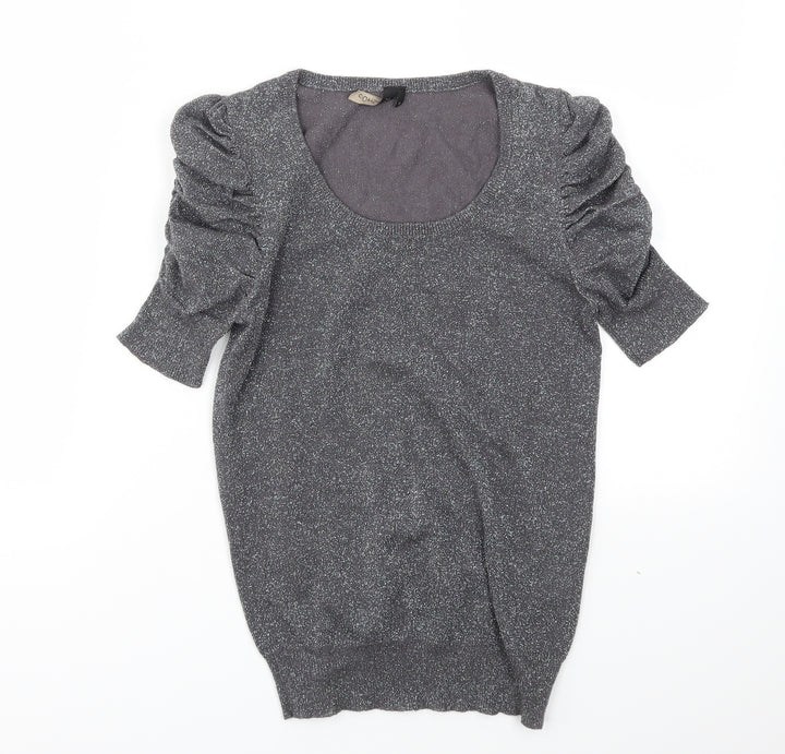 Topshop Womens Grey   Basic T-Shirt Size 8