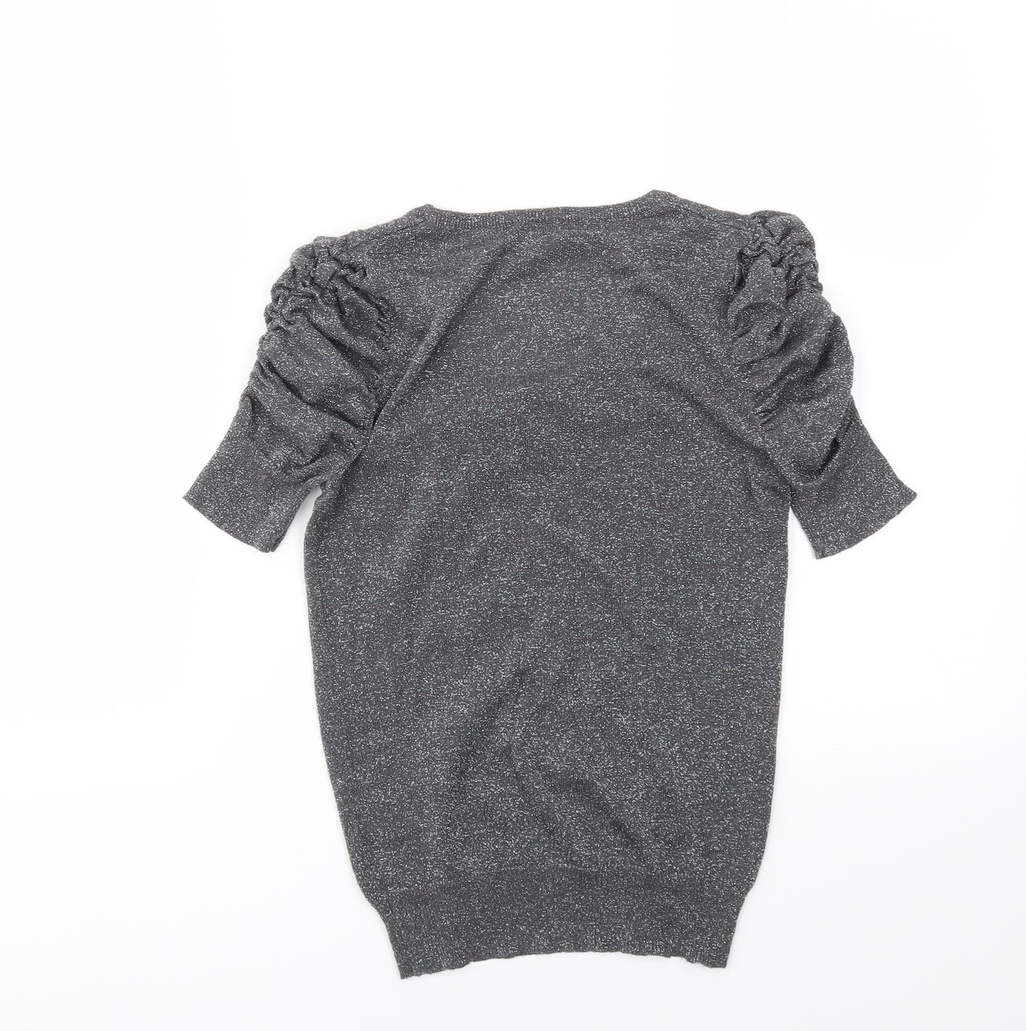Topshop Womens Grey   Basic T-Shirt Size 8