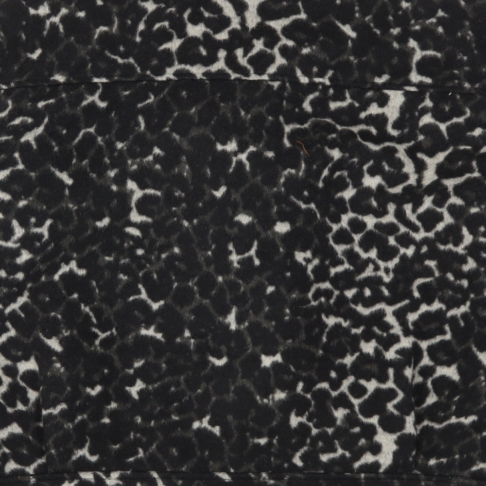 Primark Womens Black Camouflage  Jacket Coat Size 12