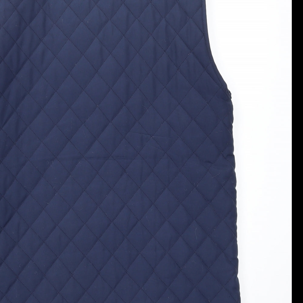 Pure & Natural Womens Blue   Gilet Coat Size S