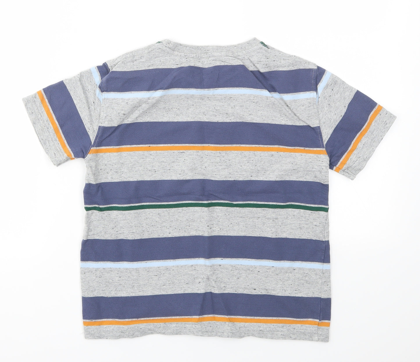 JHON LEWIS Boys Multicoloured Striped  Basic T-Shirt Size 10 Years