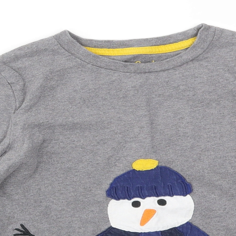 Boden Boys Multicoloured Striped  Basic T-Shirt Size 6-7 Years