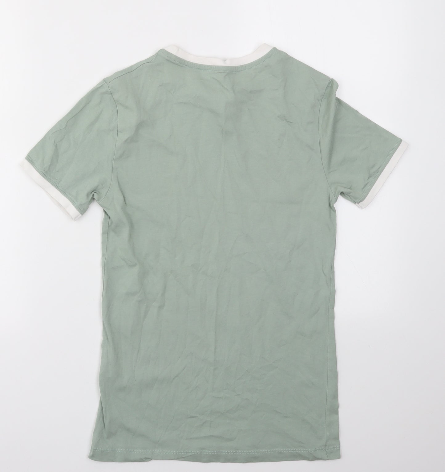 River Island Mens Green    T-Shirt Size XS
