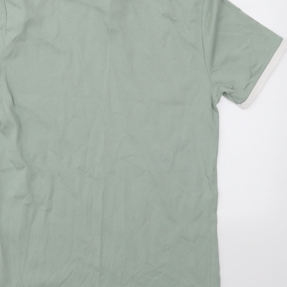River Island Mens Green    T-Shirt Size XS