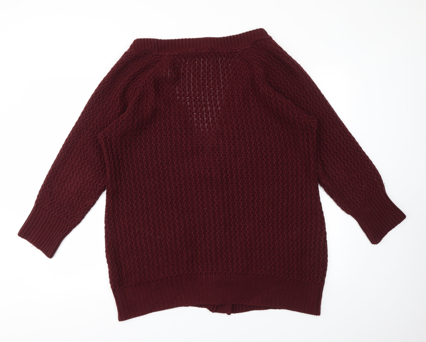 Primark Womens Red   Cardigan Jumper Size 14