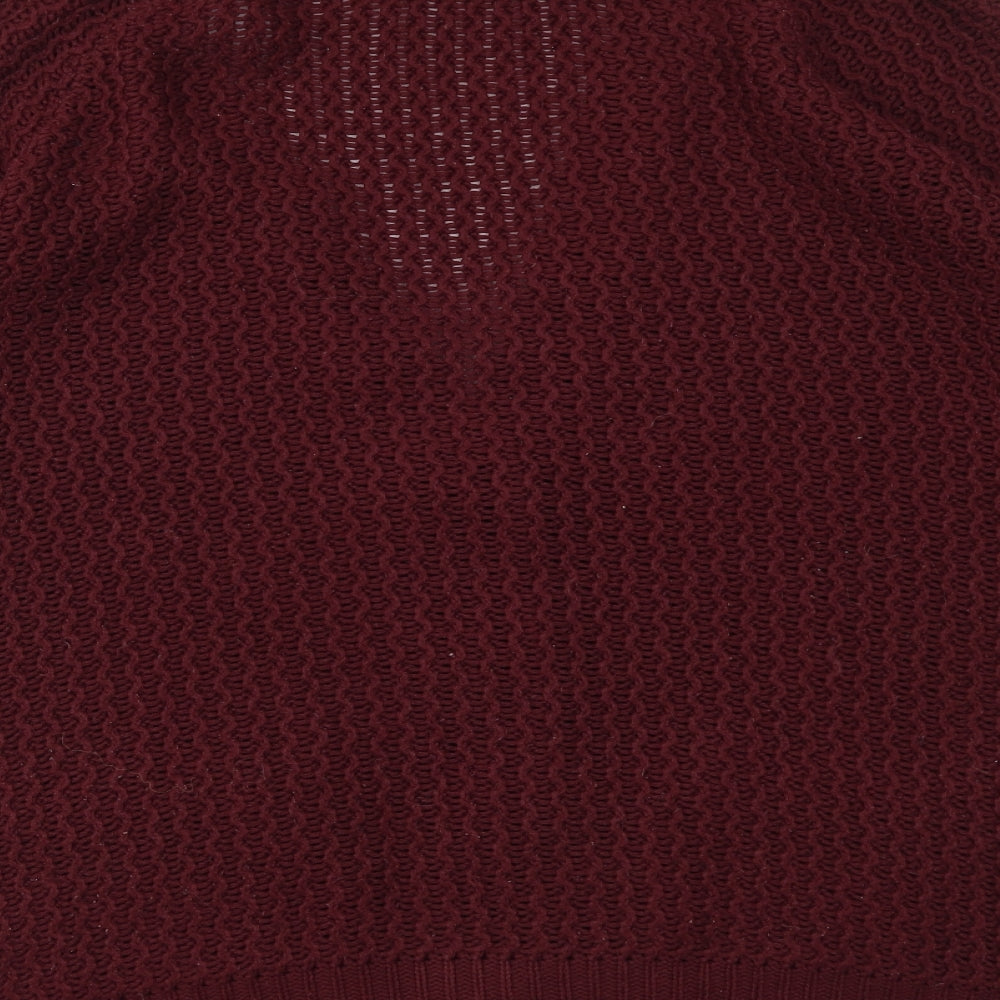 Primark Womens Red   Cardigan Jumper Size 14