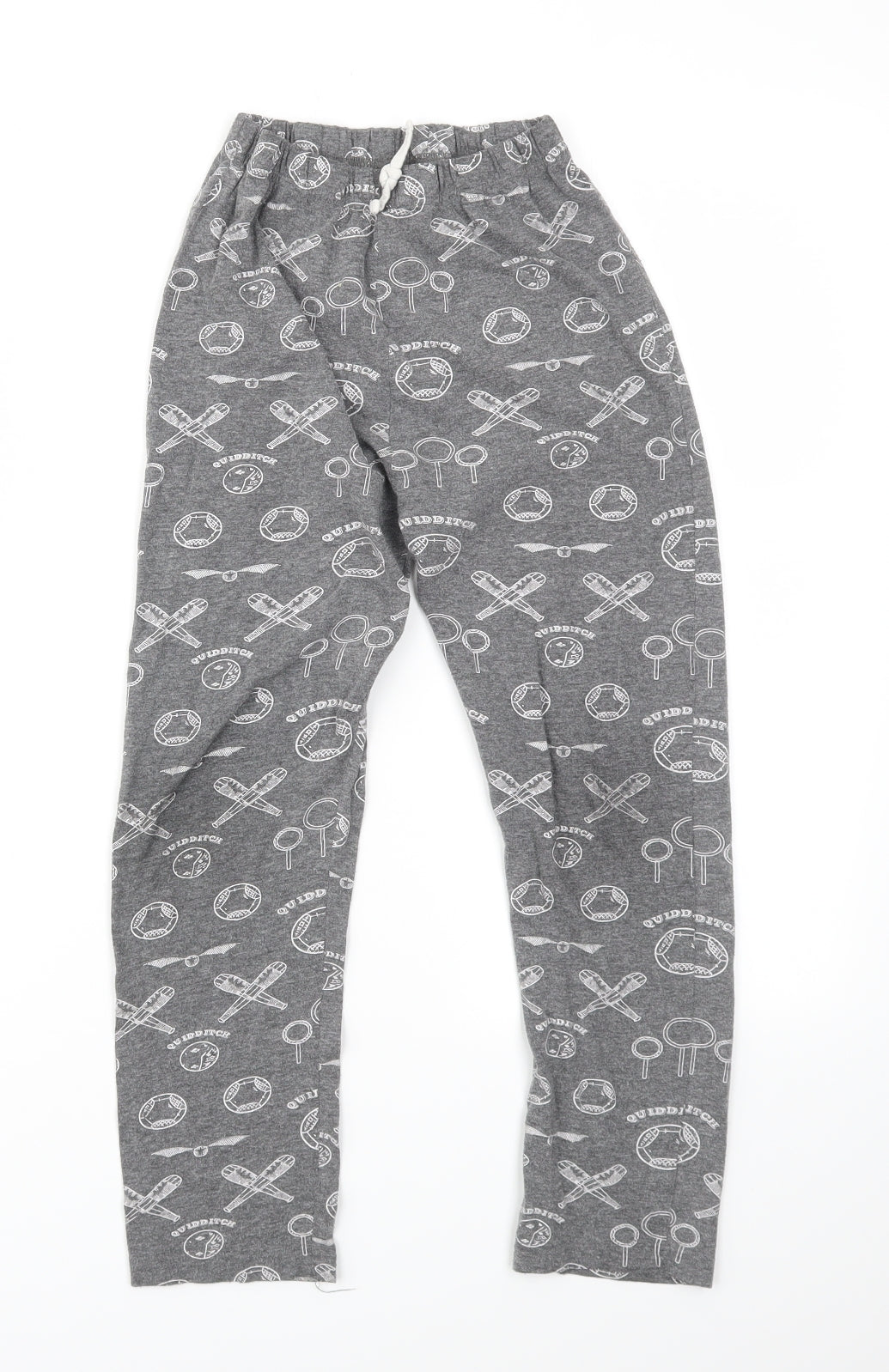 Primark Boys Grey Geometric  Jogger Trousers Size 9-10 Years - PJS