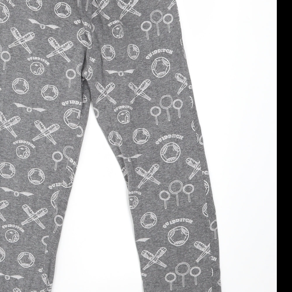 Primark Boys Grey Geometric  Jogger Trousers Size 9-10 Years - PJS