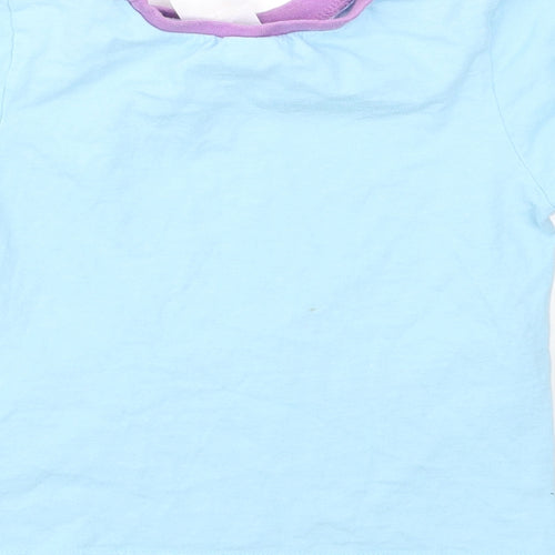 Nickelodeon Girls Multicoloured Animal Print  Basic T-Shirt Size 3-4 Years