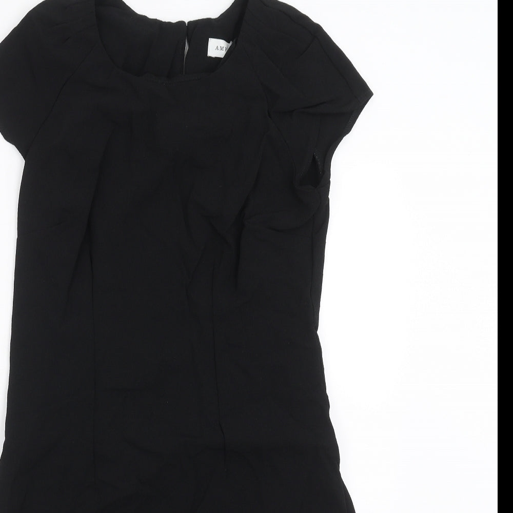 Amphora Womens Black   Shift  Size 8