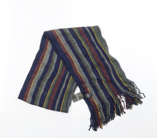 George Mens Multicoloured Striped  Scarf  One Size