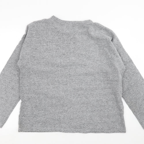 Zara Womens Grey   Pullover Jumper Size M
