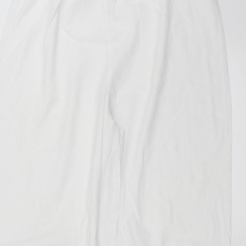 Being casual Womens White   Trousers  Size 14 L29 in