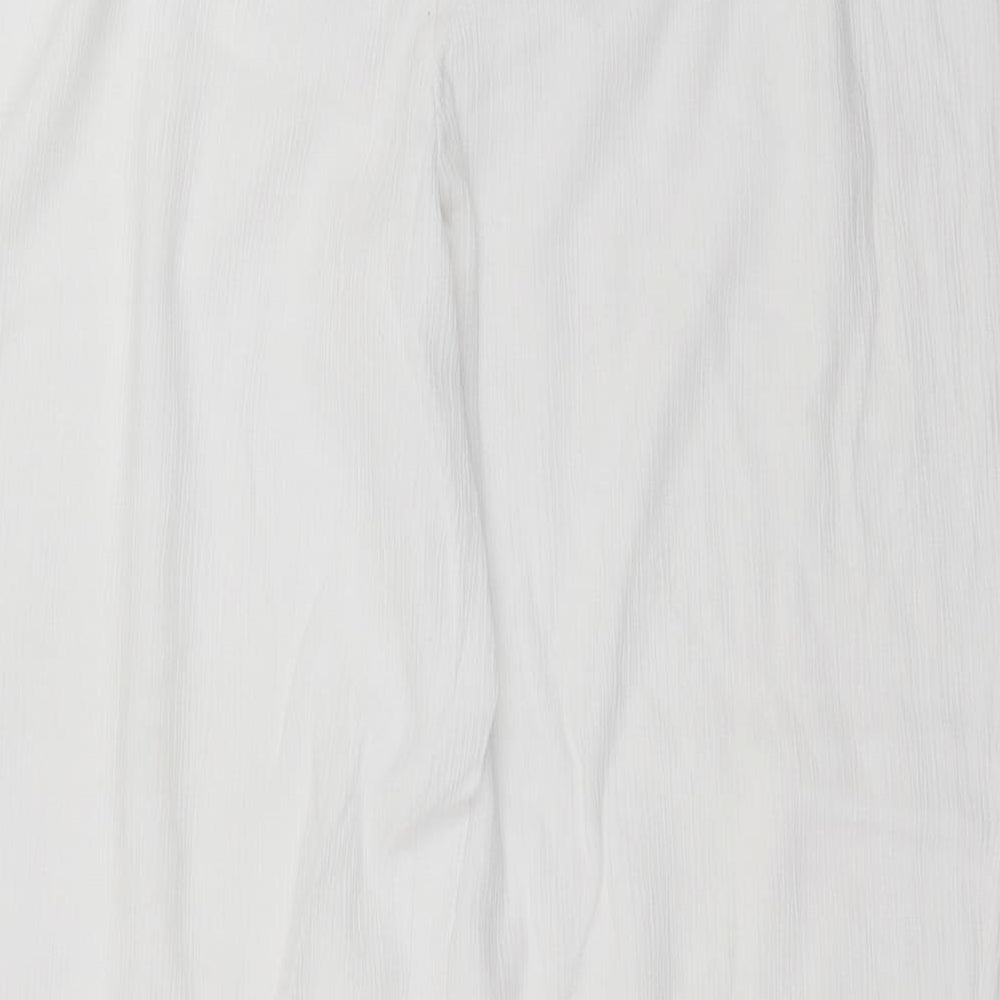 Being casual Womens White   Trousers  Size 14 L29 in