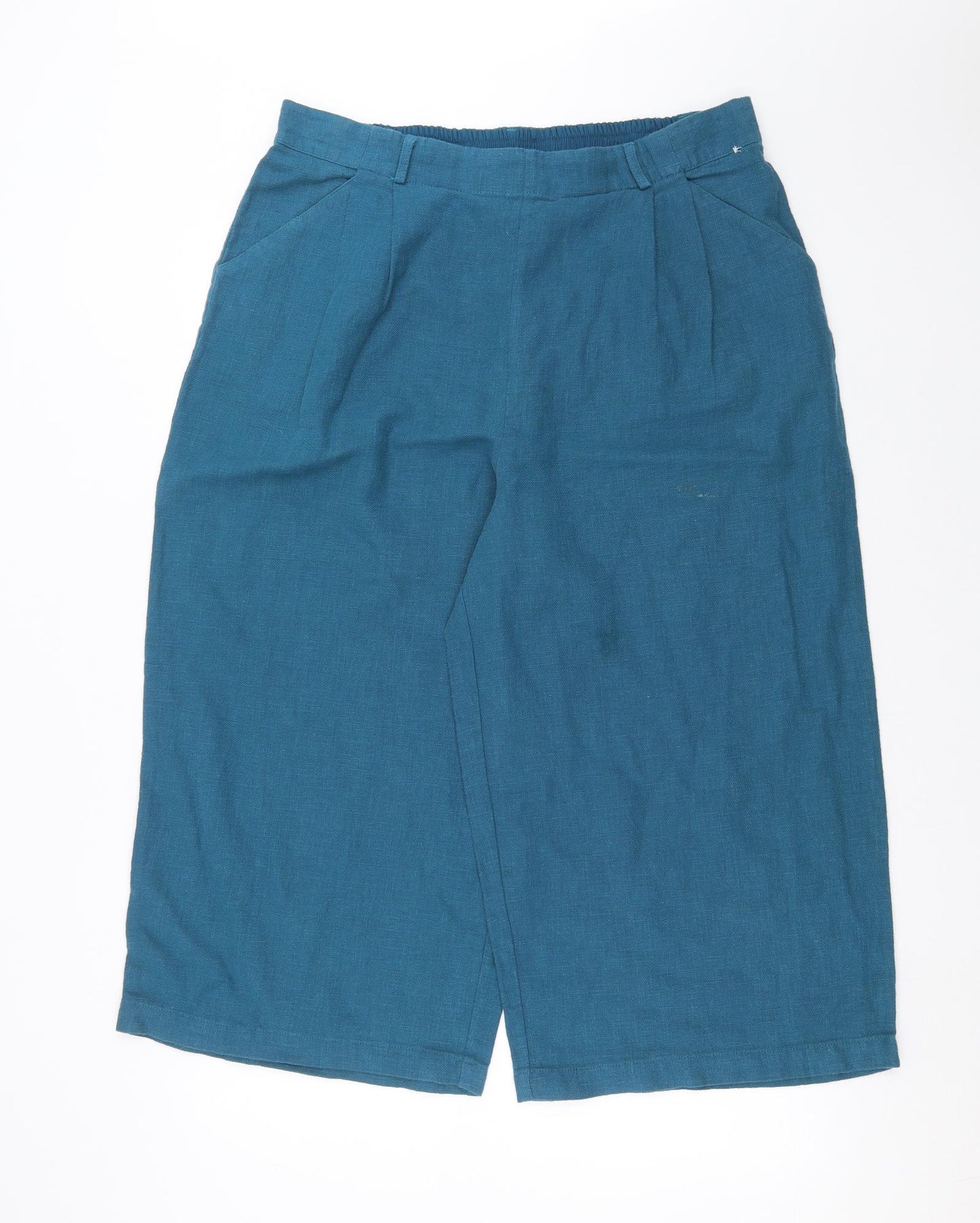 Seasalt cornwall Womens Blue   Cropped Trousers Size 18 L22 in