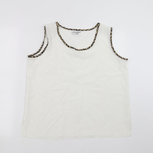 Eye Catch Womens White   Basic Blouse Size 16