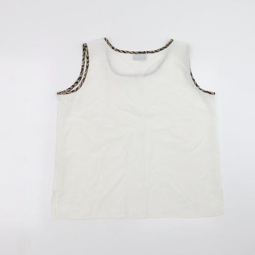 Eye Catch Womens White   Basic Blouse Size 16