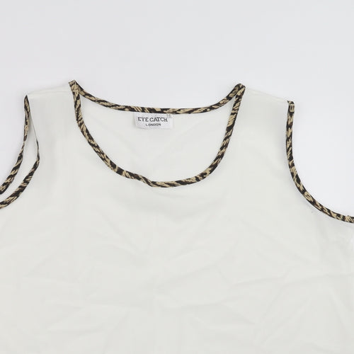 Eye Catch Womens White   Basic Blouse Size 16
