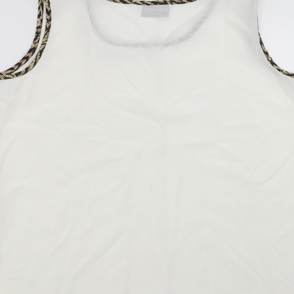 Eye Catch Womens White   Basic Blouse Size 16