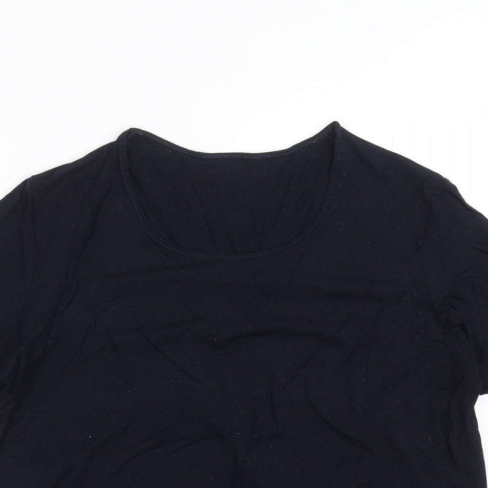 Marks and Spencer Womens Blue   Basic T-Shirt Size 16