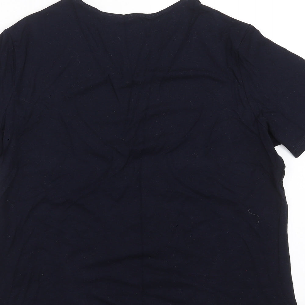 Marks and Spencer Womens Blue   Basic T-Shirt Size 16