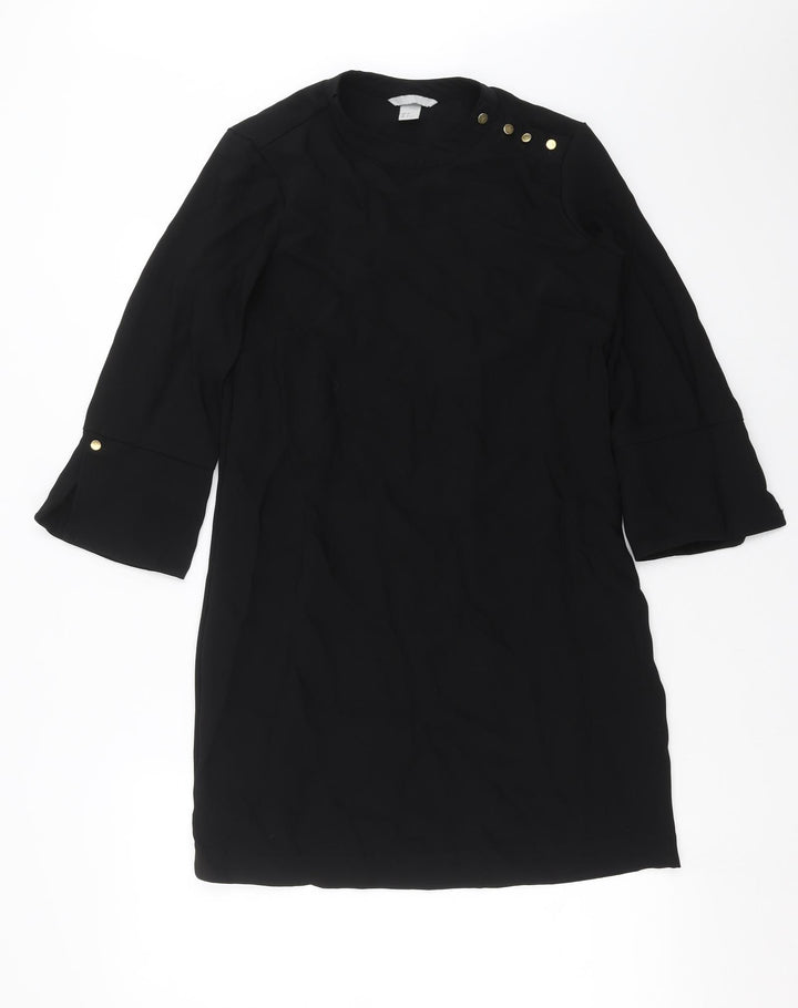 H&M Womens Black   Shift  Size 10